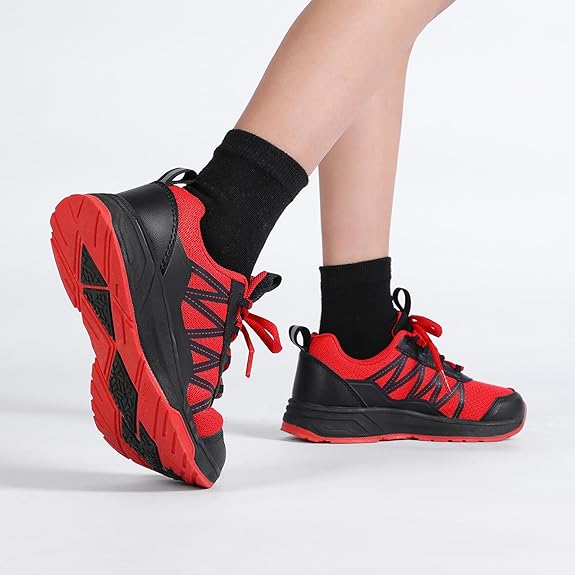 Equipped with anti-kick and abrasion-resistant materials on the front toe, these kids' running shoes not only shield their toes from scuffs but also make cleaning easy. Girls Shoes Kids DuraPlay Tennis Non Slip Athletic Running Walking Lightweight Lace