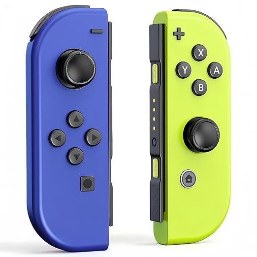 This wireless switch controller uses powerful anti-interference technology to maintain a stable connection within a 10-meter range, Wireless Switch Controllers Left and Right Support Vibration/6-Axis Gyroscope/Screenshot and Wake-up Function