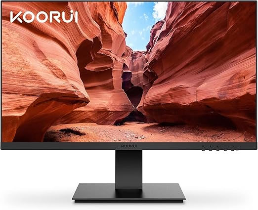 Find your best viewing position and stay comfortable by tilting the screen up to 5 degrees forward or 15 degrees backward.  24 Inch Computer Monitor Full HD 1920 x 1080p VA Display 75Hz 3000:1 Contrast Ratio with HDMI, VGA, Frameless, 75 x 75 mm