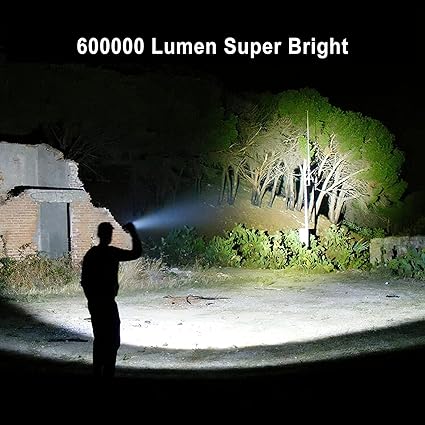 Equipped with 1100 mAh rechargeable battery, it only takes 1.5 hours to fully charge.Pocket Flashlight for Headlamp Use, Rescue, Camping