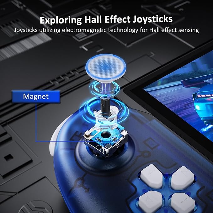 Experience heightened immersion with dual built-in haptic feedback motors, Hall Sensing Joystick for Switch/Switch OLED, Handheld Mode, 4K/1080P Supported HDMI and USB 3.0 Port,