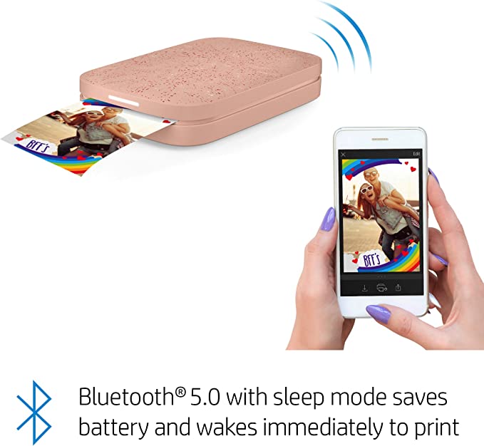 HP Sprocket Portable Photo Printer (2nd Edition) – Instantly print 2x3
