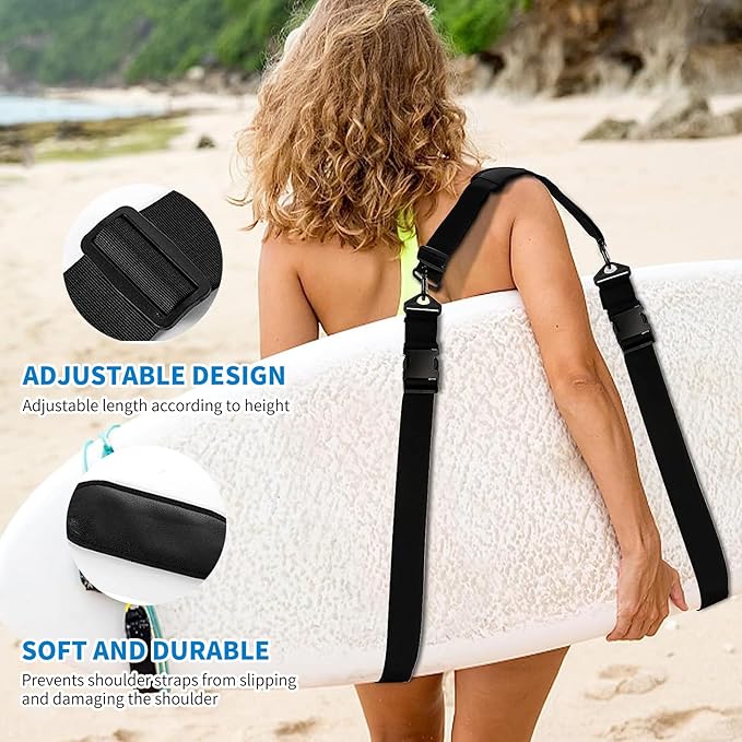 strap is made of high density nylon webbing, double stitched for durability and tear resistance. Inflatable Adults Sup Kayak Surf Board Shoulder Strap, Paddleboard Funwater