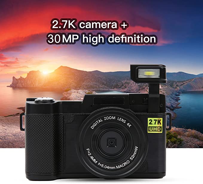 Digital Camera Vlogging Camera with 3