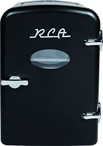 Mini Retro 6 Can Beverage Refrigerator-Blue