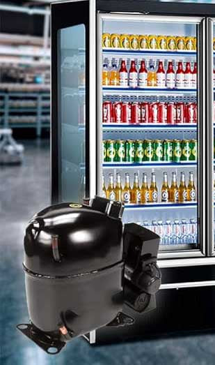 NJ2212GJ - 230V - R404a, Essential Cooling for Business Success: Dependable refrigeration is vital for preserving perishable goods and maintaining operational efficiency, Embraco Freezer Compressor 230V - R404a Refrigerant