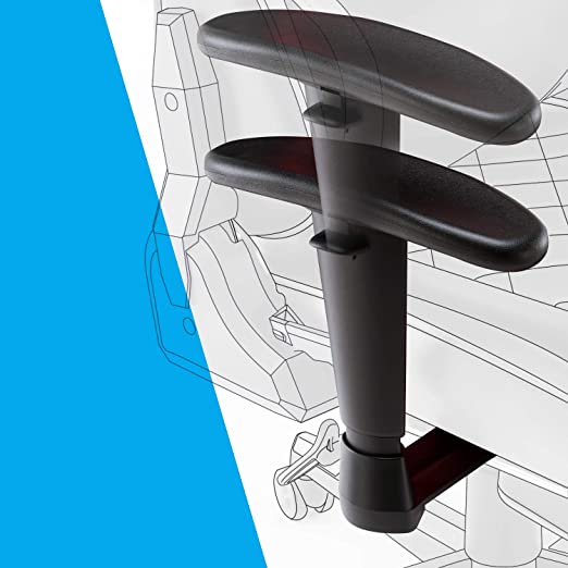 Gaming Chair, High-Back Gaming Chair, Executive Swivel Rolling Chair Headrest and Lumbar Support back