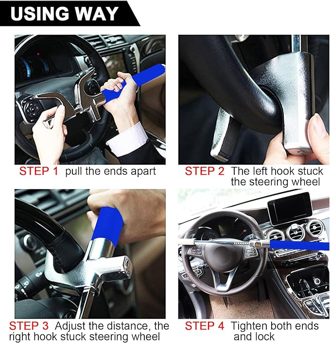 Heavy Duty Secure ,Wheel Lock,Vehicle Anti-Theft Lock