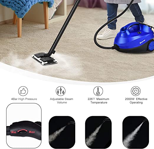 Chemical-Free Cleaning ,Multipurpose Steam Cleaner , Heavy Duty Rolling Cleaning Machine