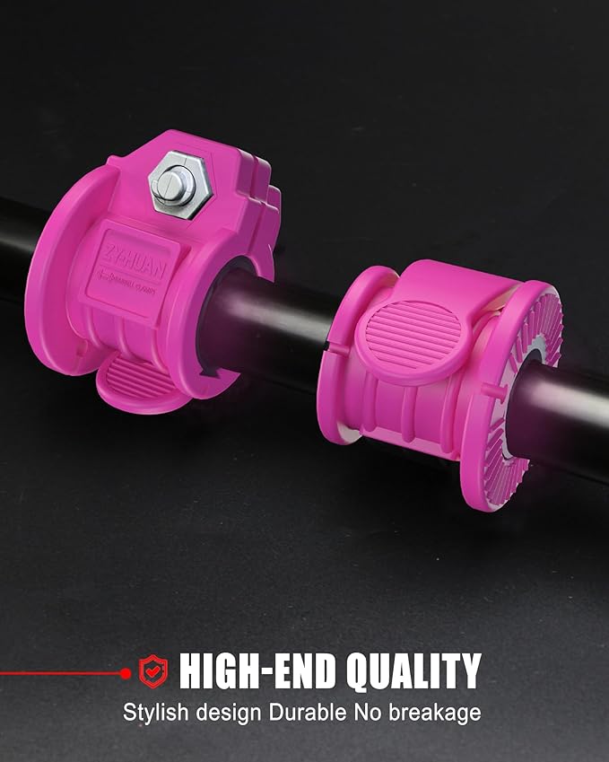 locking the weight securely without slipping to meet your various bar needs.Weight Locks Collar Clips Great for Fitness Weightlifting Training (Pink 0.98-1.18INCH)