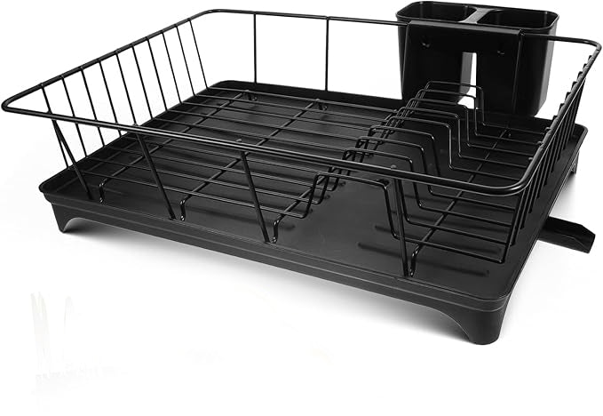 multi-functional dish racks with drain board, which is a must-have kitchen accessory for efficiently drying and organizing dishes, Kitchen Dish Rack Organizer, 0.1 x 0.1 x 0.1