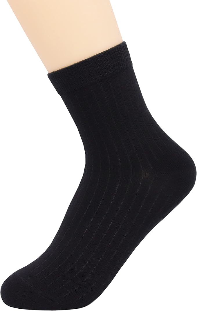 Perfect present for your loved ones, whether it's a birthday, anniversary, valentines or any other occasion to give a present. s Cotton Socks Business Classic Socks 5 Pairs Soft Comfortable