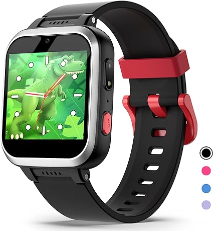 smart watch is equipped with dual cameras (selfie camera and side view camera) to take photos and video. HD Touch Screen Camera Video Music Player Pedometer Alarm Clock Flashlight Fashion Kids Smartwatch