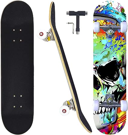 Skate Boards 7 Layer, 31 Inch Pro Complete