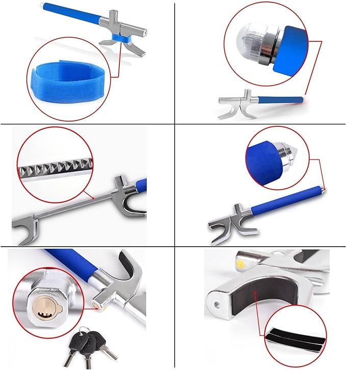 Heavy Duty Secure ,Wheel Lock,Vehicle Anti-Theft Lock
