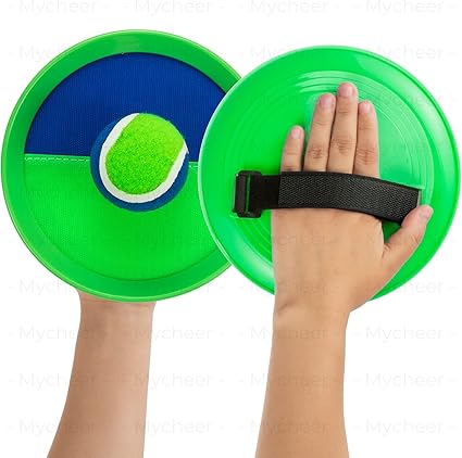 strong and not easy to break. The tight stitching prevents damage to the racket when pulling the ball. utside Toys for Kids Ages 4-8, Toss and Catch Ball Set,