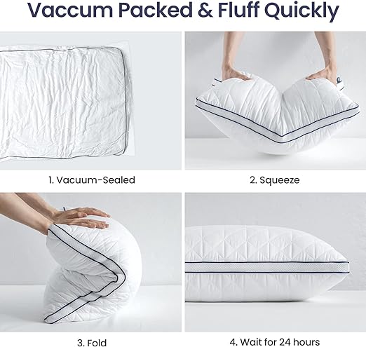 Queen Size 2 Pack, Side Sleeper, Back, Stomach Sleeper