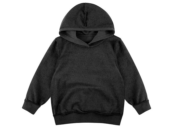 Slip into unparalleled comfort with our cotton boy's hooded sweatshirt. The classic hoodie style, complete with a cord-free hood