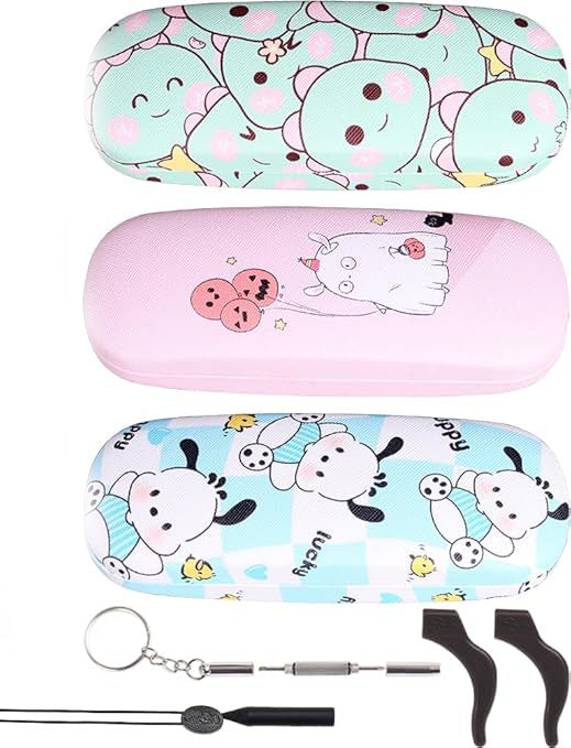 Cute fashion Cartoon pattern.A variety of cute pattern and fashionable shell colors meet the needs of multiple scenarios;high-quality metal hinges have a strong bite force,