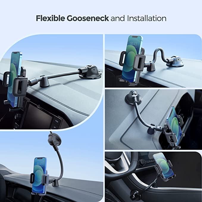 Phone Holder,  Strong Suction Cup Car - For All phones