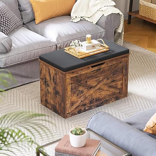 storage chest, and an effortless assembly process with clear instructions and labeled parts,  Storage Chest Cabinet, 29.9”L x 15.7”W x 18.9”H,