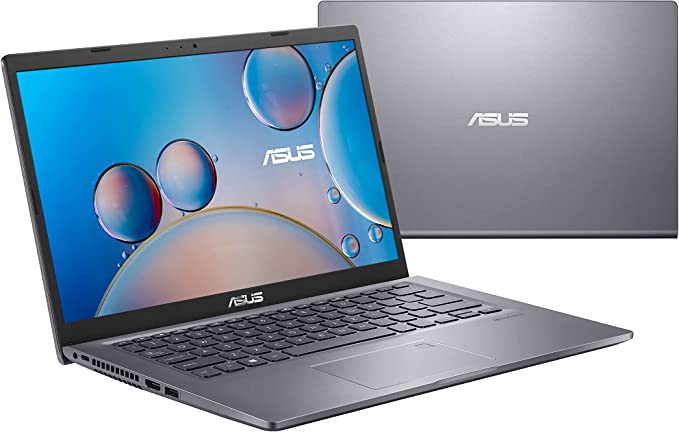 ASUS VivoBook 14 X415 Thin and Light Laptop, 14” FHD Display, Intel Core i3-1005G1 Processor, Intel UHD Graphics, 8GB DDR4 RAM, 128GB PCIe SSD, Windows 11 Home in S Mode, Slate Grey, X415JA-AS31-CA