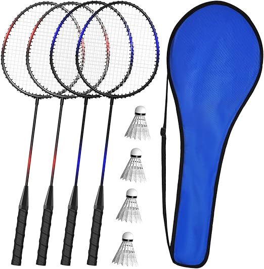 Weighs 100g. Tempered Steel Frame Construction and Upgraded PU Antiskid Grip Handle.Kids,Lightweight & Sturdy,Indoor Outdoor Sports Backyard Beach Lawn Game -