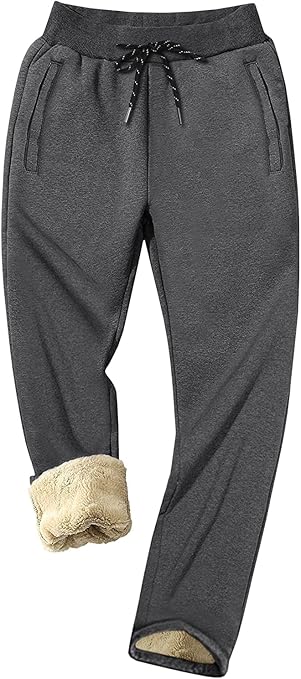 95% Cotton, 5% Spandex & Polyester, Sweatpants Winter Drawstring Open Bottom Workout Jogger Pants