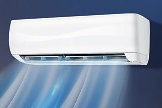 12000BTU, 208-230V, 17 SEER2, the air conditioner changes the power supply frequency without frequently turning the compressor on and off, Efficient Inverter AC w/Heat Pump & Installation Kit