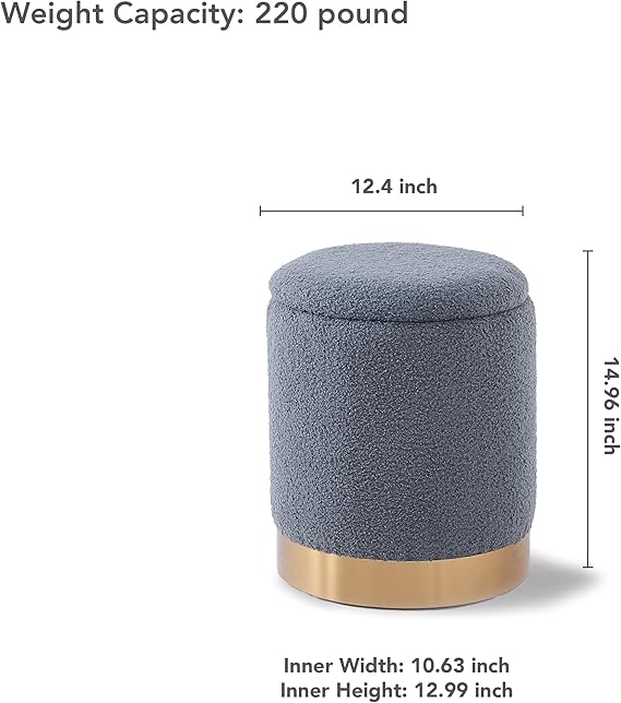 Its unique design not only stands out but also complements various interior styles,Soft Bench Vanity Accent Chair Makeup Poufs Small Round Ottomans Pouffe Salon for Bedroom,