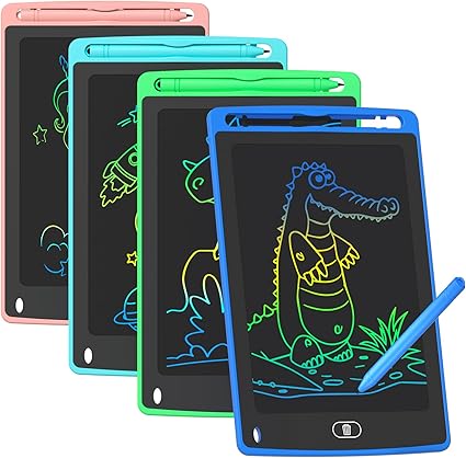 Writing Tablet for Kids, 8.5 Inch Colorful Doodle Board Drawing Tablet