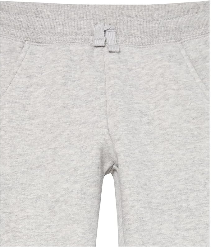 Designed with stretchable materials, these girls joggers offer unrestricted movement, allowing kids to play, run, and jump with ease while maintaining a snug fit for active lifestyles. Fleece Jogger Sweatpants, 2-Pack