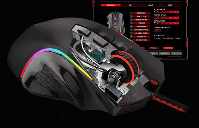 Wired Gaming Mouse, with 7 Backlight