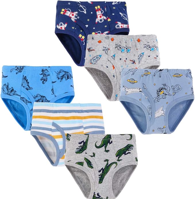 finishing touch.multi-6 pack of toddler underwear high quality- Size 8-9