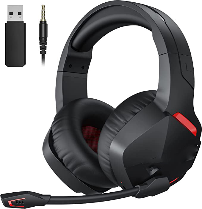 Gaming Headset, Bluetooth Gamer Headphones with Mic