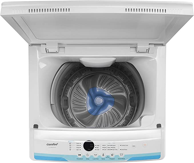 Portable Washing Machine, 11lbs Capacity Fully Automatic Compact Washer with Wheels