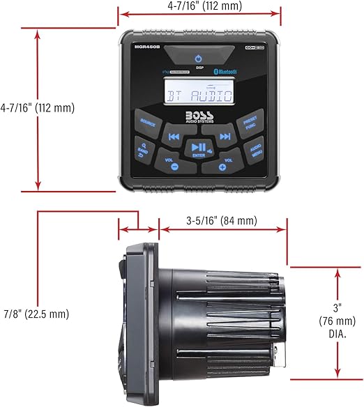 radio stations that broadcasts weather information directly from the nearest National Weather Service office, Digital Media MP3 / WMA/USB/AM/FM Weather-Proof Marine Stereo, (No CD Player)