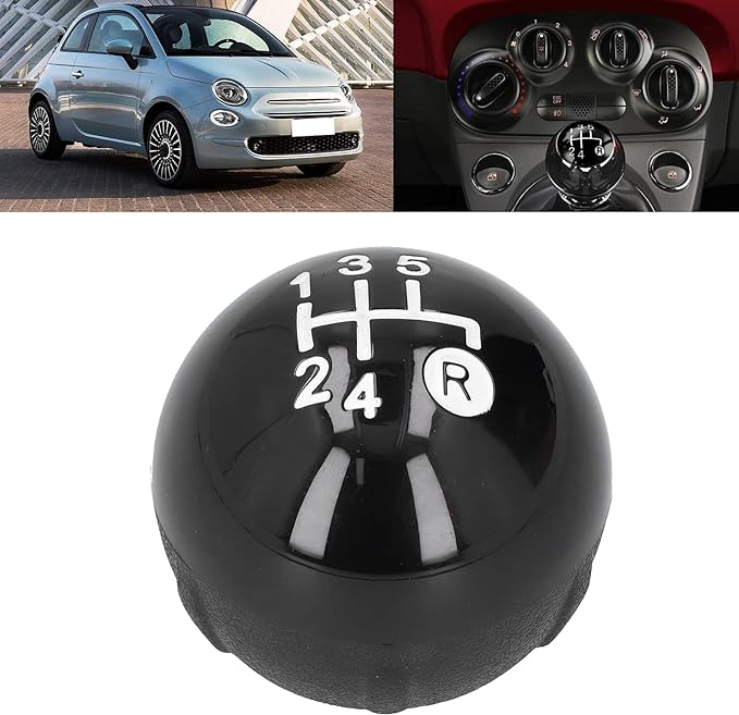 Gear Shift Knob, Car Accessories, for Fiat - Black