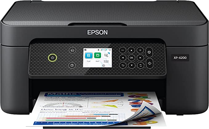 Epson Expression Home XP-4200 Wireless Colour All-in-One Printer with Scan, Copy, Automatic 2-Sided Printing, Borderless Photos and 2.4