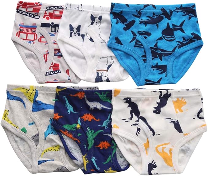 classic designs and styles featuring elastic waistbands,and the color is nice ,6 pieces a bag
