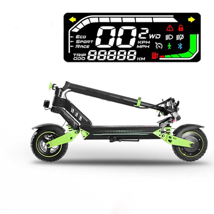 3.0 escooter is UL 2272 approved, ensuring the highest safety standards. The e-scooter features front and rear mechanical disc brakes for secure stopping power, 3.0 Off Road Electric Scooter, 10” Tires, Speed upto 45kmph Long Range upto 45Km, 850W