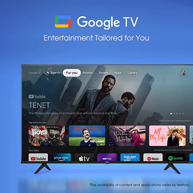 85 inch Smart Ultra HD 4K Dolby Vision HDR10 Google TV with Bluetooth, Voice Remote