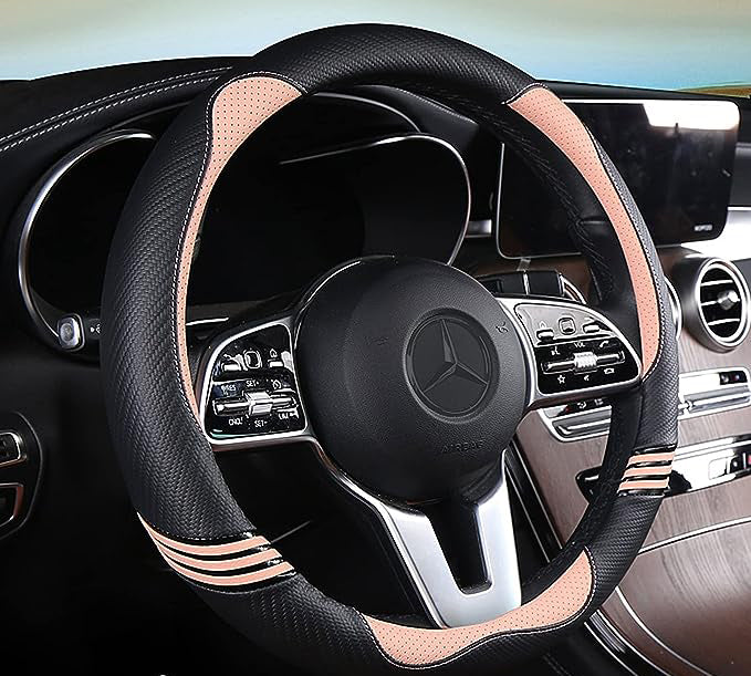 Rubber Ring, Steering Wheel Protector for Men, Universal Fit 14.5-15 inches all cars, car ring cover, with its soft and fluffy feel, is no different. these will prevent your hands and body from burning in hot summers and offer a protective cover