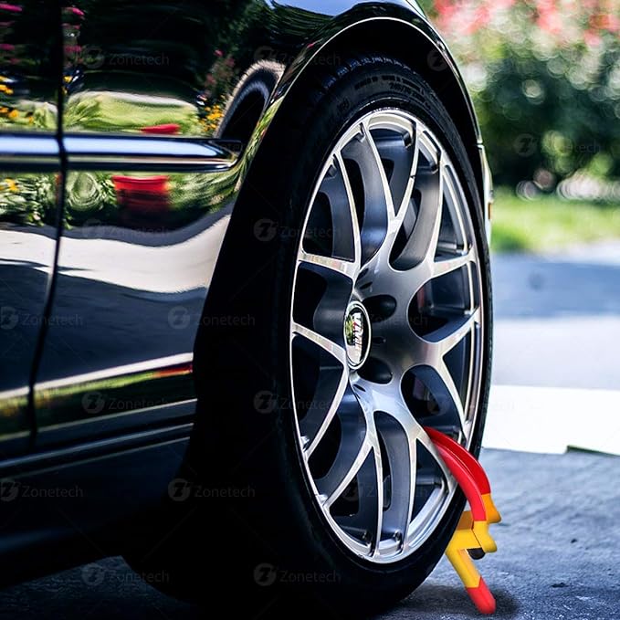 Anti- Theft Protective Vehicle Wheel Clamp for Car