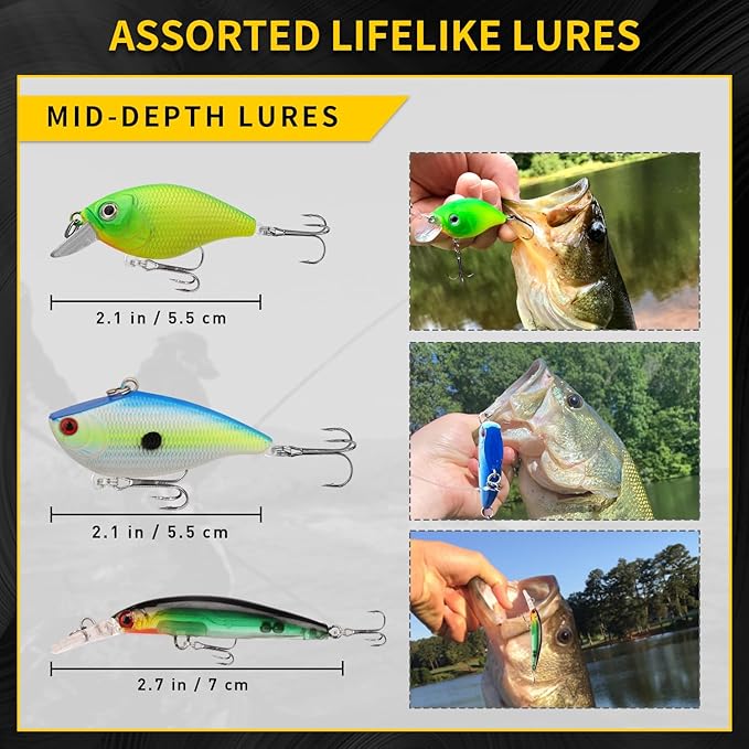 not easily deformed and anti-corrosion in the sea, and you can use this kit for a long time and many times. Fishing Accessories Included Fishing Gear and Equipment,