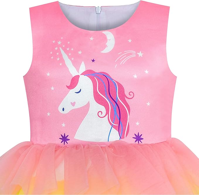 Machine washable,low tumble dry, Princess Ruffle Dress Cake Balloon Print