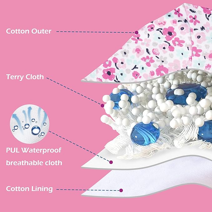 Embrace a world of plush luxury, where their every move feels like a gentle caress.6 Pack Toddler Potty Training Pants 100% Cotton