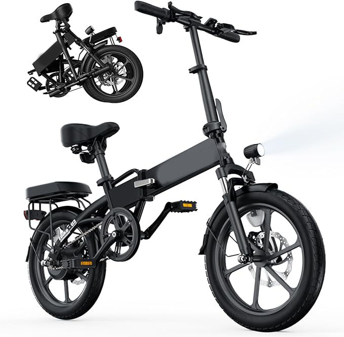 Commute, travel, or embark on outdoor adventures – isinwheel U3 E-bike effortlessly follows your lead. 500W Folding Ebike Upto 60Km & 30Km/h, 3A Fast Charger for 36V 7.8Ah Battery, Leisure Commuting Bike with Soft Rear Seat