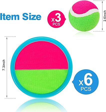 Perfect Yard Games Outdoor Toys Games for Kids, Outdoor Games, Sand Toys, Toss and Ball Set with 6 Paddles and 3 Balls,  lack of company for your kids because of busy work? This games for kids ages 4-8 can help you