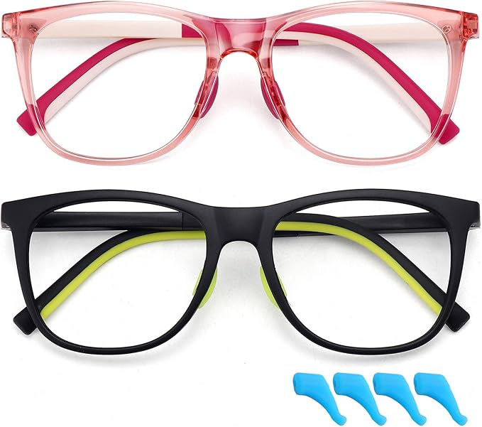 Protect Your Little Kids from Harmful Blue Rays of computers, tablets,Blocking Glasses for Boys Girls Computer Gaming